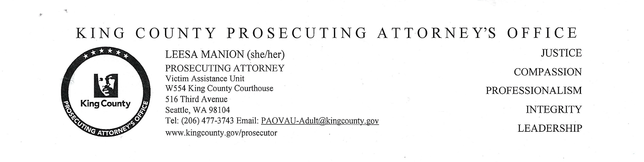 Image capture of the Prosecutors' Office letterhead